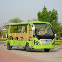 Bus Touristique Électrique DZY 4-14 Places à Recharge Solaire. Véhicule Personnalisable pour Tours et Navette d'Aéroport.