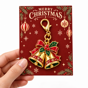 Vente en gros de porte-clés de Noël en alliage de zinc personnalisés avec votre propre logo, porte-clés promotionnels en métal émaillé dur à vendre - Product Image 2