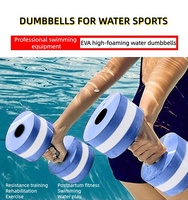 Ensemble d'haltères aquatiques antidérapantes JYD4-EP1 avec logo personnalisé pour la musculation à domicile, les bras, le corps, les jambes, équipement d'entraînement unisexe
