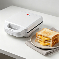 Presse à sandwich antiadhésive pour usage domestique, arrêt automatique en cas de surchauffe, conception de cuisson sécurisée