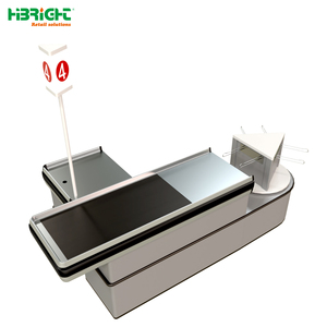 Highbright Modern Cashier <b>Counter</b> without Conveyor Belt for Supermarket & Retail Stores - Product Image 2