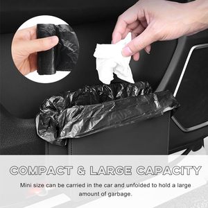 Bolsas de Basura Desechables para el Hogar, Estilo Chaleco, con Parte Superior Plana y Gruesa, Bolsas de Basura Negras para Oficina, Cocina, Sala de Estar y Dormitorio - Product Image 2