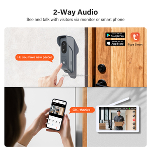 Videoportero con Batería, Sistema de Seguridad para el Hogar, Pantalla Táctil de 8 Pulgadas, Control Remoto, Aplicación Inteligente Tuya, Alta Definición - Product Image 5
