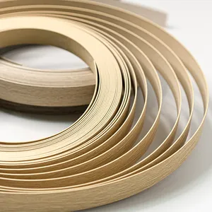 2mm Flexible Plastic Wood Grain Furniture Mdf Pvc Edge Banding Tape For Wood Tables