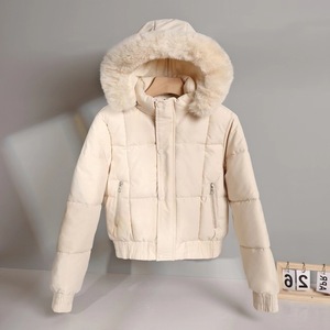 Veste Doudoune Courte Style Parka Coréenne pour Femme, Imperméable Hiver Style Hongkongais, Doublure Polaire Courte et Grand Col en <span class=keywords><strong>Laine</strong></span> - Product Image 5
