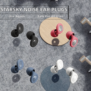 Bouchons <span class=keywords><strong>d</strong></span>'oreilles anti-bruit Starsky pas chers, réduction du bruit de 27 dB, en silicone souple réutilisable, modèle Y25 CN/GUA - Product Image 2
