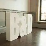 Logo personalizzato educazione 3D EVA alfabeto arabo tagliato in schiuma blocchi numeri grandi giganti in schiuma lettere per feste - Product Image 2