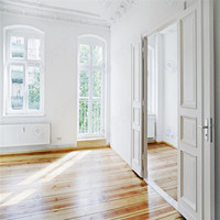 Fenêtre pliante en aluminium à double vitrage PRIMA, taille personnalisée, style moderne minimaliste, pour balcon, anti-effraction, insonorisée