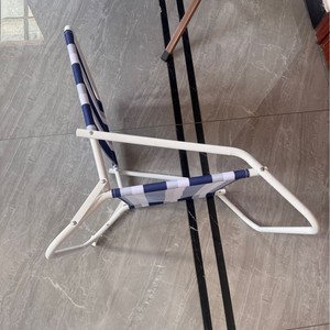Own Brand Teslin Folding Beach Chair 64x51x60cm Metal Lightweight Portable Outdoor Camping Chair With <b>Backrest</b> - Product Image 3