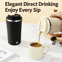 Nouvelle tasse à agitation automatique rechargeable sans fil portable électrique à rotation magnétique pour le lait, le café, l'eau, la bouteille