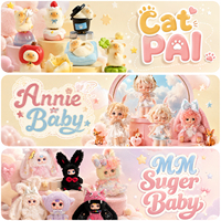 Figurine de chat en résine Cat PAI Fortune Energy Blind Box, figurine de collection, boîte mystère avec cadeaux surprise en cristal naturel