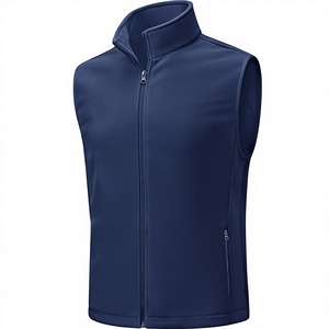 Men's Winter <b>Fleece</b> Vest Lightweight Sleeveless Jacket Stand Golf Running Hiking Breathable Warm Outdoor Sports Wholesale Bulk - Product Image 2