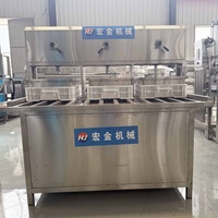 Machine industrielle commerciale à haute productivité contrôlée par PLC pour la fabrication de gelée de tofu et de caillé de soja Machine à lait de soja Marque HJ