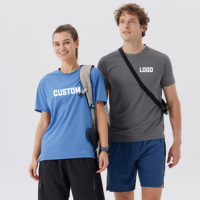 Oem Vêtements de sport de gym unisexe d'été pour la course à pied Séchage rapide Respirant Impression Blanc 170Gsm Nylon Personnalisé T-shirts pour hommes T Shirt pour hommes
