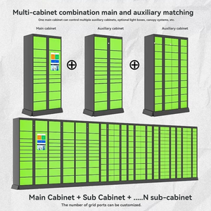 Bán Hot nối mạng hệ thống 24/7 tự phục vụ Bộ sưu tập kỹ thuật số màn hình cảm ứng thông minh bưu kiện lưu trữ Locker - Product Image 5