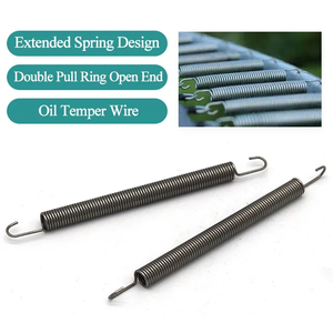 Muelles de tensión de acero inoxidable galvanizado personalizados Muelles de hierro de extensión - Product Image 5