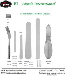 Spatules abdominales et intestinales Kader certifiées ISO et CE en acier inoxydable pour les soins de santé digestive - Product Image 4