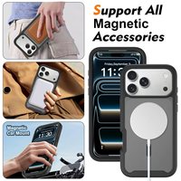 Funda Magnética con Carga Inalámbrica JUNBO, Acabado Mate, para iPhone 18 17 16 15 Pro Max, Resistente a Impactos, Carcasa Protectora Rígida de PC
