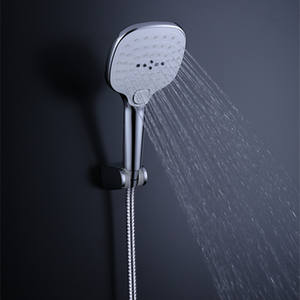 Juego de Ducha de Mano con Botón de Presión Vimijia, Grifo de Baño Electrochapado, Cabezal de Ducha Presurizado - Product Image 4