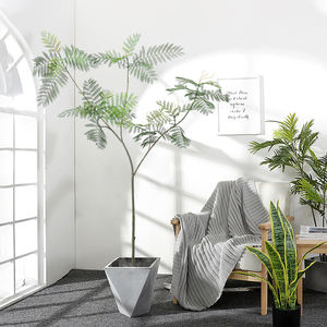 Décoration de bureau à domicile arbre Jacaranda restaurant décoration plante bonsaï fournisseur de plantes artificielles à guangzhou - Product Image 5