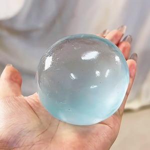Juguete Antiestrés de Aceite de Coco Rosa Brillante de Maltosa de 6 cm, Suave, de Rebote Lento, para Niños y Adultos, el Más Popular - Product Image 3