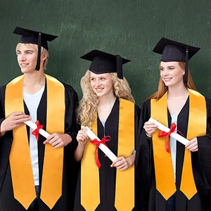 Traje de graduación OEM personalizado de fábrica JH, traje de soltero, traje de Maestría de Ingeniería de pregrado, vestidos y gorras de Graduación - Product Image 6