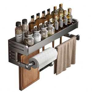 Support de rangement rotatif magnétique en métal pour épices, organisateur de condiments, support magnétique pour pots à épices - Product Image 1