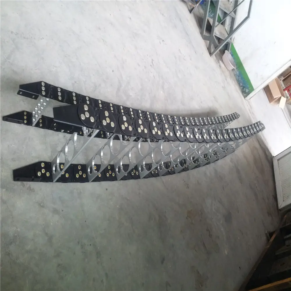Corrente de metal para transporte de cabos em aço inoxidável