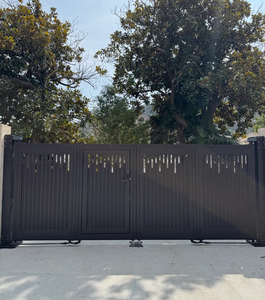 Tạm thời sử dụng kim loại màu đen Vườn Hồ Bơi nhôm dọc <span class=keywords><strong>picket</strong></span> hàng rào để bán Dễ dàng cài đặt nhà hàng rào - Product Image 3