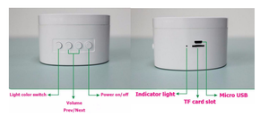 Wiress Loa cơ sở LED lamptop bán hoa Đèn <span class=keywords><strong>3D</strong></span> Led Loa đèn cơ sở cho màu trắng cơ sở - Product Image 4