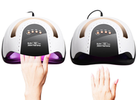 SUNKIN-Sèche-ongles professionnel portable personnalisable, 268W, SUN S2 Pro, 57 LED, lampe à ongles