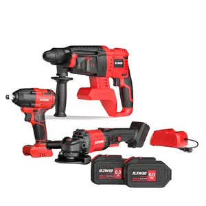 NAWIN Household Tool Sets Power Drills Cordless Tool Combo Set Lithium Battery Operated Hand Toolsets