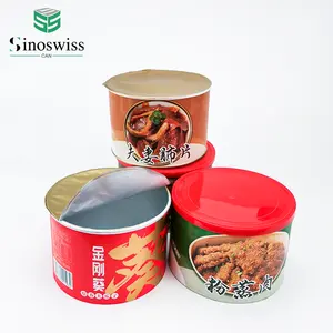 Customized Fast Food Packaging Food Delivery Paper Tube Packaging Food Take Away Packaging