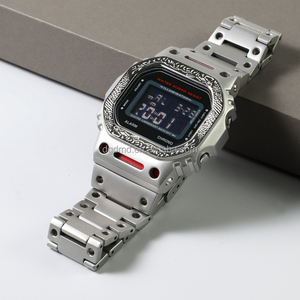 ชุดดัดแปลง DW5600 รุ่นใหม่ล่าสุด ลายเสือหิน พร้อมสายเมชา ตัวเรือนสแตนเลส สำหรับเปลี่ยนใส่กับนาฬิกา DW-<span class=keywords><strong>5600</strong></span> <span class=keywords><strong>GW</strong></span>-M5610 - Product Image 5