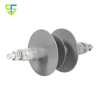 Isolateur de ligne droite en polymère composite Shuangfeng FPQ-11/10S5C425 11KV 70KN avec raccords et axe, certifié ISO9001