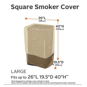 Funda para Ahumador Eléctrico de Carne con Termostato, Modelo Veranda Square Smoker, de Fábrica BSCI - Product Image 2