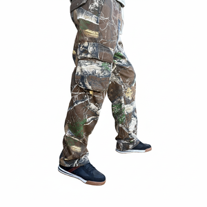 Pantalones Cargo de Cintura Alta para Mujer, Estilo Urbano, Holgados, con Múltiples Bolsillos - Product Image 1