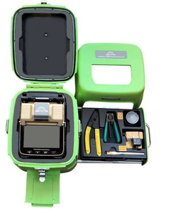 Máquina de Empalme de Fibra Óptica AI-8C con Alineación Automática del Núcleo y Baja Pérdida para Equipos de Red FTTH - Product Image 1