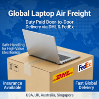 Laptop Notebook Luft+Express Fracht China nach USA UK Australien Singapur ZHL AGENT Tür-zu-Tür 3-7 Tage