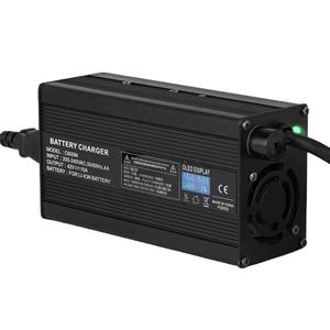 <span class=keywords><strong>Chargeur</strong></span> de batterie de haute qualité 12V 24V 36V 48V 60V 72V 84V 96V 4.5-20A avec <span class=keywords><strong>chargeur</strong></span> Li-Ion à affichage OLED - Product Image 3
