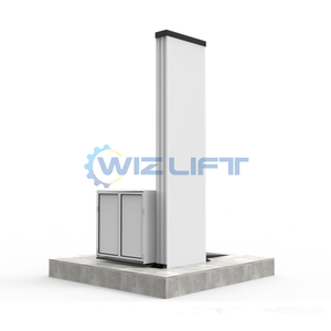 Ascenseur vertical hydraulique personnalisé pour villa, extérieur, pour personnes handicapées - Product Image 4