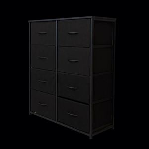 Modern Living Room Fabric <b>Cabinets</b> with 8 Drawers Freestanding Design Durable Construction - Product Image 6