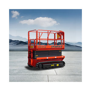 Plate-forme kerja Crawler udara, gunting hidrolik mendorong sendiri, Plate-forme pengangkat meja gunting listrik - Product Image 2