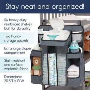 Multi-Function Custom Large Capacity Foldable Baby Stuff Care Diaper <b>Bag</b> Backpack - Product Image 2