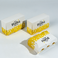 Fabricant d'emballages alimentaires biodégradables personnalisés boîte de poulet frit boîte de frites boîte de frites de poulet frit jetable