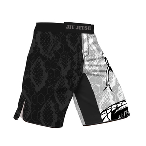 Pantalones Cortos de Lucha MMA con Gráfico de Serpiente <span class=keywords><strong>Cobra</strong></span> para Hombre, para Jiu Jitsu, No-<span class=keywords><strong>Gi</strong></span>, Grappling, Boxeo, Entrenamiento, con Abertura Lateral - Product Image 2
