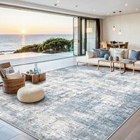 Tapis personnalisé style nordique, imprimé effet vieilli, résistant à l'usure, durable et lavable, pour chambre à coucher, chevet ou salon