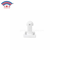 Accesorio de Riel para Cortinas con Tapa de Extremo Reforzada KS, Resistente a Impactos y de Ajuste Seguro, para Sistema de Riel de Cortinas Manual, Superventas