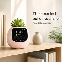 Dispositif de Soin des Plantes ODIS - Moniteur Intelligent des Plantes WiFi 4 en 1 - Température, Humidité, Lumière, Niveau d'Eau - Vente en Gros Directe d'Usine