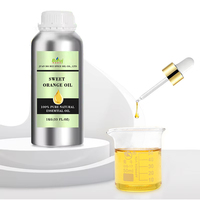 Huile essentielle d'orange douce certifiée de qualité supérieure, pure, pressée à froid, biologique, huile parfumée aux agrumes pour l'alimentation